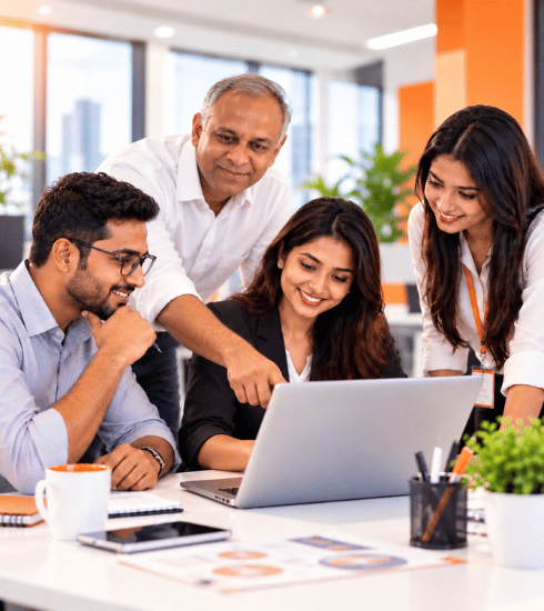 I-Net Systems & Solutions team supporting a business customer